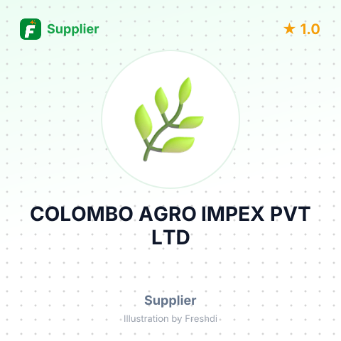 COLOMBO AGRO IMPEX PVT LTD – summary card, no photo uploaded yet