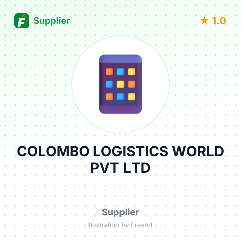COLOMBO LOGISTICS WORLD PVT LTD – summary card, no photo uploaded yet