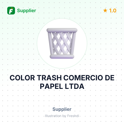 COLOR TRASH COMERCIO DE PAPEL LTDA – summary card, no photo uploaded yet