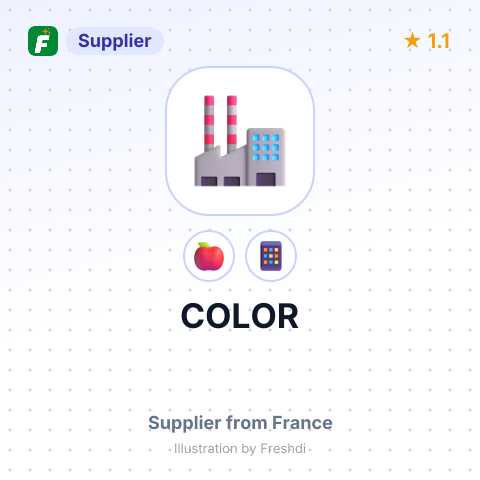COLOR – summary card, no photo uploaded yet