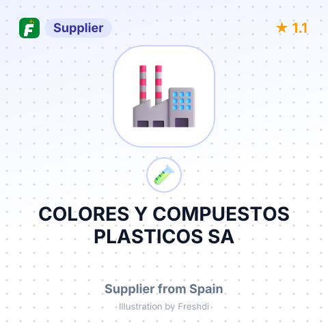 COLORES Y COMPUESTOS PLASTICOS SA – summary card, no photo uploaded yet