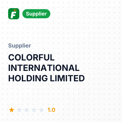 COLORFUL INTERNATIONAL HOLDING LIMITED – summary card, no photo uploaded yet