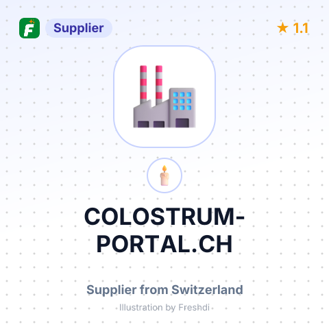 COLOSTRUM-PORTAL.CH – summary card, no photo uploaded yet