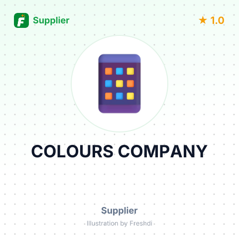 COLOURS COMPANY – summary card, no photo uploaded yet