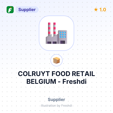 COLRUYT FOOD RETAIL BELGIUM – summary card, no photo uploaded yet