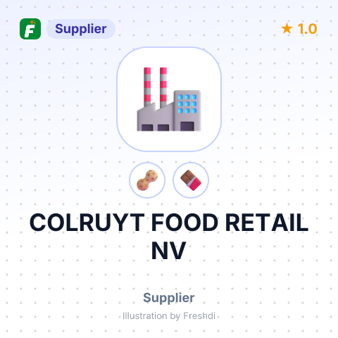 COLRUYT FOOD RETAIL NV – summary card, no photo uploaded yet
