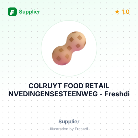 COLRUYT FOOD RETAIL NVEDINGENSESTEENWEG – summary card, no photo uploaded yet
