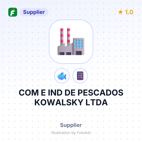 COM E IND DE PESCADOS KOWALSKY LTDA – summary card, no photo uploaded yet