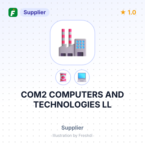 COM2 COMPUTERS AND TECHNOLOGIES LL – summary card, no photo uploaded yet
