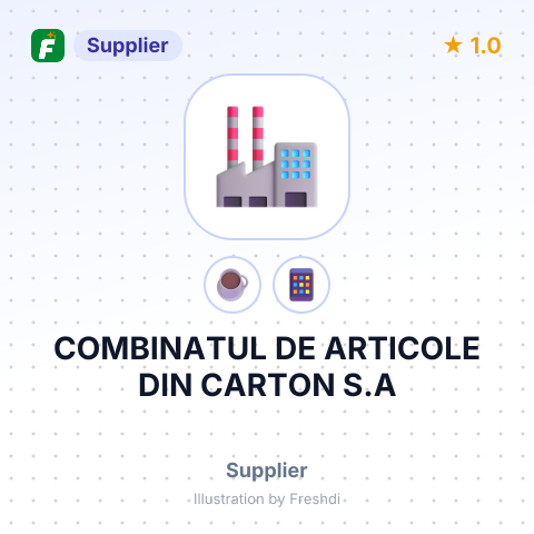 COMBINATUL DE ARTICOLE DIN CARTON S.A – summary card, no photo uploaded yet