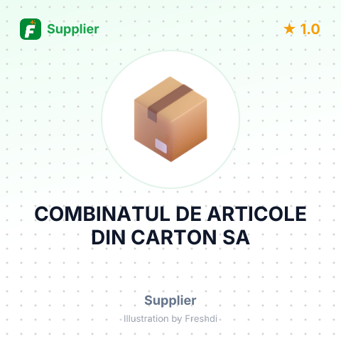 COMBINATUL DE ARTICOLE DIN CARTON SA – summary card, no photo uploaded yet
