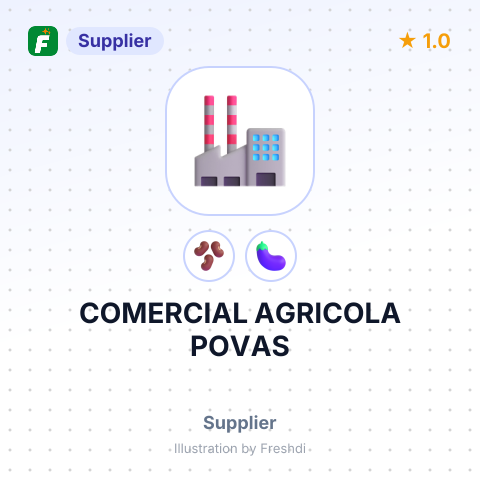 COMERCIAL AGRICOLA POVAS – summary card, no photo uploaded yet