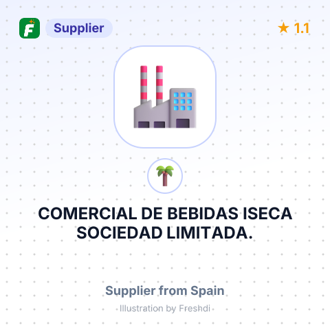 COMERCIAL DE BEBIDAS ISECA SOCIEDAD LIMITADA. – summary card, no photo uploaded yet