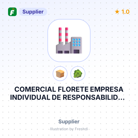 COMERCIAL FLORETE EMPRESA INDIVIDUAL DE RESPONSABILIDAD LIMITADA – summary card, no photo uploaded yet