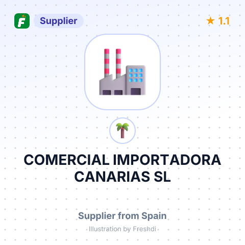 COMERCIAL IMPORTADORA CANARIAS SL – summary card, no photo uploaded yet