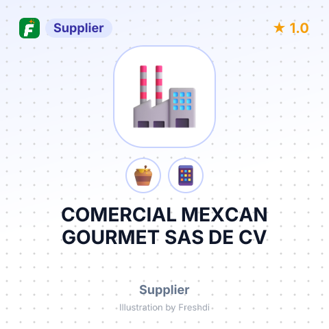 COMERCIAL MEXCAN GOURMET SAS DE CV – summary card, no photo uploaded yet