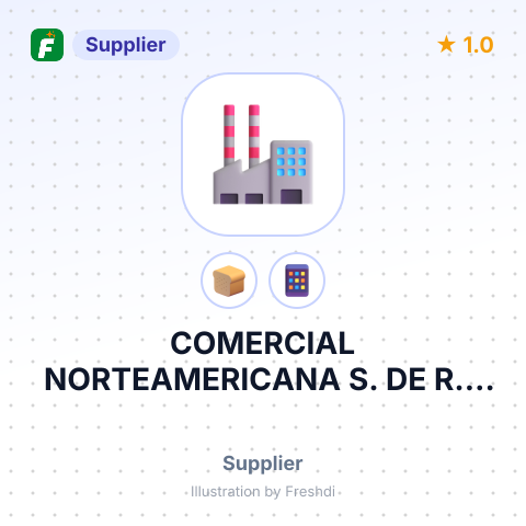 COMERCIAL NORTEAMERICANA S. DE R.L DE C.V – summary card, no photo uploaded yet