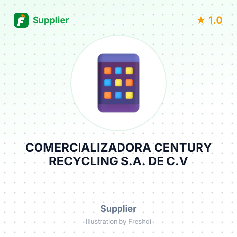 COMERCIALIZADORA CENTURY RECYCLING S.A. DE C.V – summary card, no photo uploaded yet