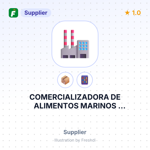 COMERCIALIZADORA DE ALIMENTOS MARINOS IMPORTADOS Y NACIONALES, SA DE CV – summary card, no photo uploaded yet