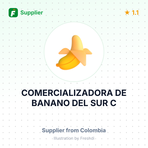 COMERCIALIZADORA DE BANANO DEL SUR C – summary card, no photo uploaded yet