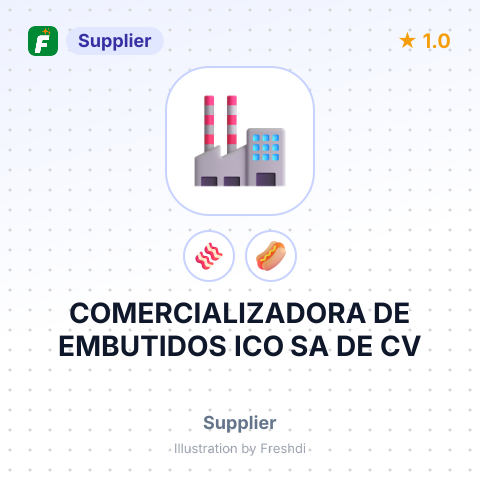 COMERCIALIZADORA DE EMBUTIDOS ICO SA DE CV – summary card, no photo uploaded yet