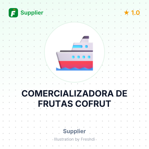 COMERCIALIZADORA DE FRUTAS COFRUT – summary card, no photo uploaded yet