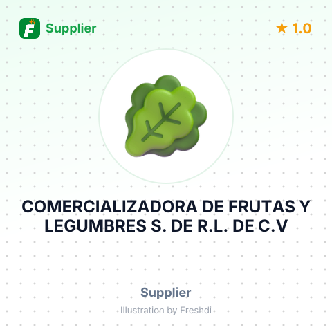 COMERCIALIZADORA DE FRUTAS Y LEGUMBRES S. DE R.L. DE C.V – summary card, no photo uploaded yet