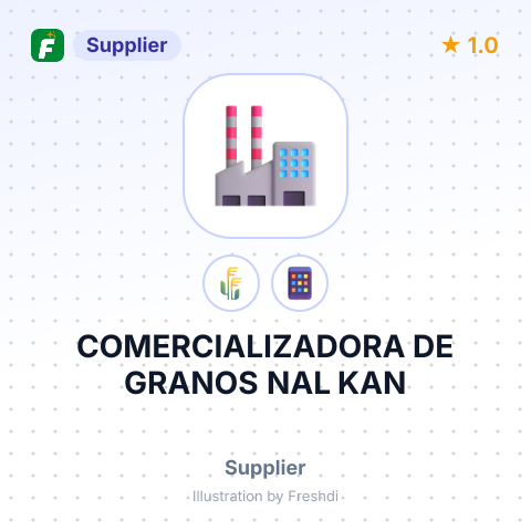 COMERCIALIZADORA DE GRANOS NAL KAN – summary card, no photo uploaded yet
