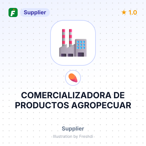COMERCIALIZADORA DE PRODUCTOS AGROPECUAR – summary card, no photo uploaded yet