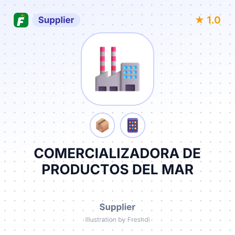 COMERCIALIZADORA DE PRODUCTOS DEL MAR – summary card, no photo uploaded yet