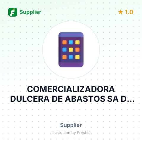 COMERCIALIZADORA DULCERA DE ABASTOS SA DE CV – summary card, no photo uploaded yet