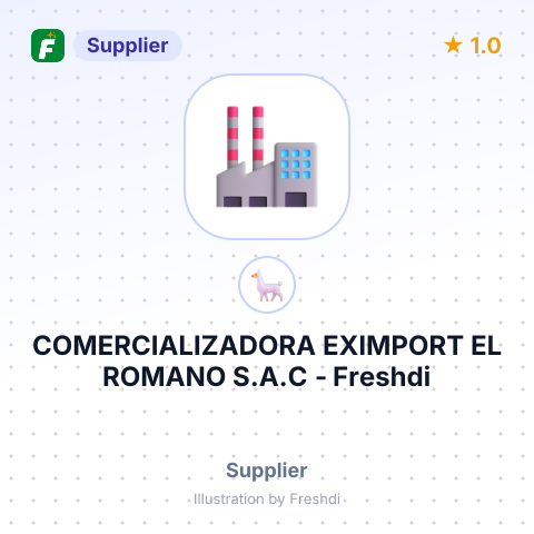 COMERCIALIZADORA EXIMPORT EL ROMANO S.A.C – summary card, no photo uploaded yet