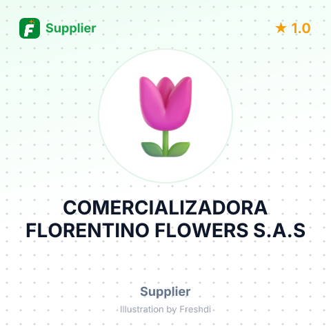 COMERCIALIZADORA FLORENTINO FLOWERS S.A.S – summary card, no photo uploaded yet