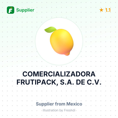 COMERCIALIZADORA FRUTIPACK, S.A. DE C.V. – summary card, no photo uploaded yet