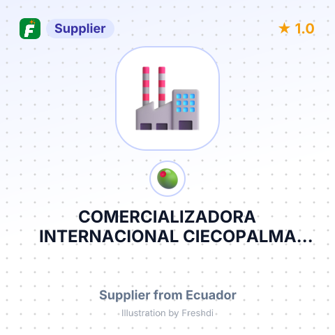 COMERCIALIZADORA INTERNACIONAL CIECOPALMA S.A. – summary card, no photo uploaded yet