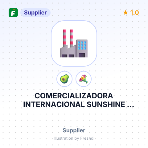 COMERCIALIZADORA INTERNACIONAL SUNSHINE BOUQUET COLOMBIA S.A – summary card, no photo uploaded yet