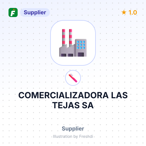 COMERCIALIZADORA LAS TEJAS SA – summary card, no photo uploaded yet