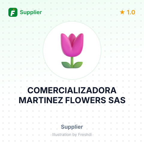 COMERCIALIZADORA MARTINEZ FLOWERS SAS – summary card, no photo uploaded yet