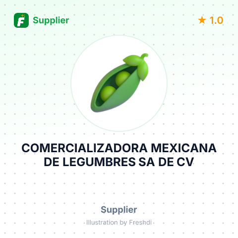COMERCIALIZADORA MEXICANA DE LEGUMBRES SA DE CV – summary card, no photo uploaded yet