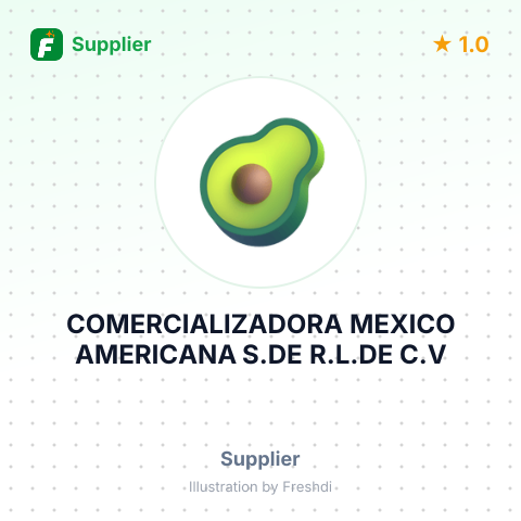 COMERCIALIZADORA MEXICO AMERICANA S.DE R.L.DE C.V – summary card, no photo uploaded yet
