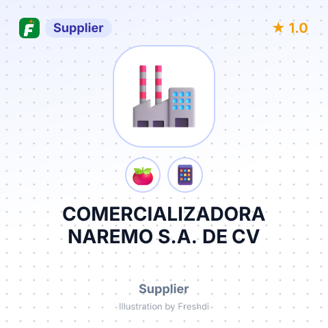 COMERCIALIZADORA NAREMO S.A. DE CV – summary card, no photo uploaded yet