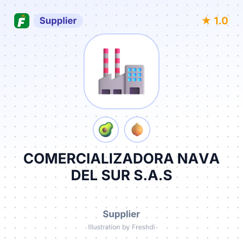 COMERCIALIZADORA NAVA DEL SUR S.A.S – summary card, no photo uploaded yet