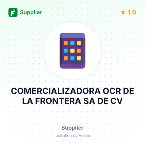 COMERCIALIZADORA OCR DE LA FRONTERA SA DE CV – summary card, no photo uploaded yet