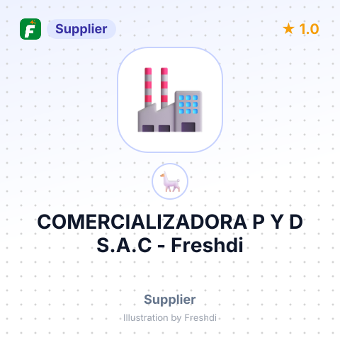 COMERCIALIZADORA P Y D S.A.C – summary card, no photo uploaded yet