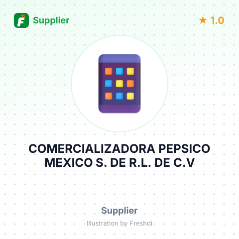 COMERCIALIZADORA PEPSICO MEXICO S. DE R.L. DE C.V – summary card, no photo uploaded yet