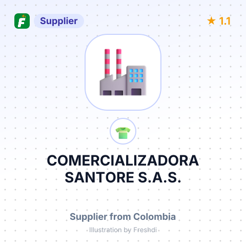 COMERCIALIZADORA SANTORE S.A.S. – summary card, no photo uploaded yet