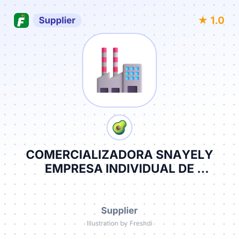 COMERCIALIZADORA SNAYELY EMPRESA INDIVIDUAL DE RESPONSABILIDAD LIMITADA – summary card, no photo uploaded yet