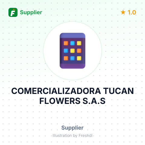 COMERCIALIZADORA TUCAN FLOWERS S.A.S – summary card, no photo uploaded yet