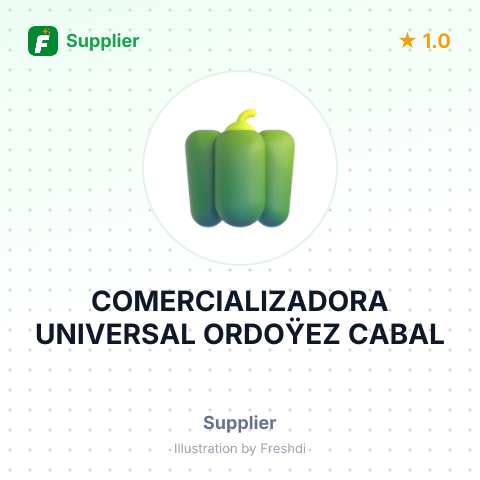 COMERCIALIZADORA UNIVERSAL ORDOŸEZ CABAL – summary card, no photo uploaded yet