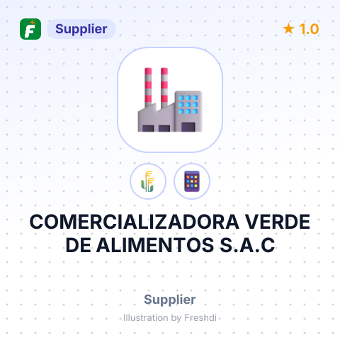 COMERCIALIZADORA VERDE DE ALIMENTOS S.A.C – summary card, no photo uploaded yet